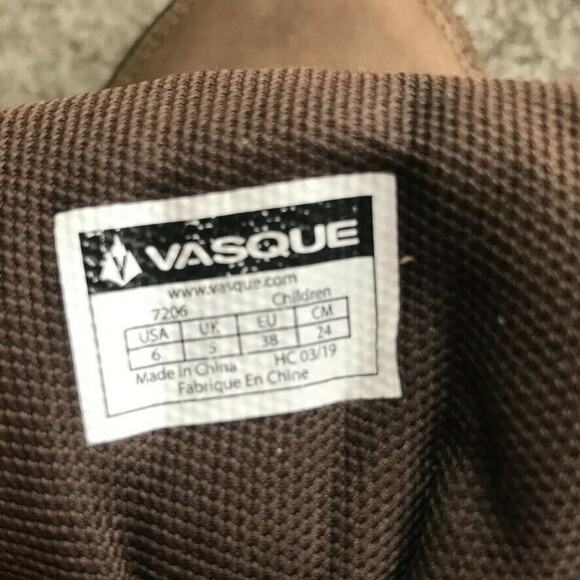 Vasque Elias Womens Hiking Boots Waterproof Outdoor Brown Suede Leather 6 - Picture 8 of 8
